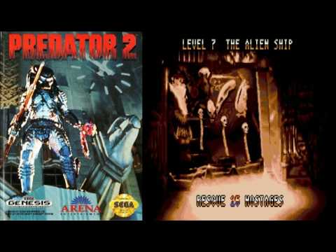 Predator 2 (OST Mega Drive) - Stages 5-7 - Slaughterhouse ~ Streets ~​Alien Ship