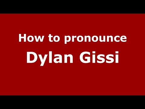 How to pronounce Dylan Gissi (Spanish/Argentina) - PronounceNames.com