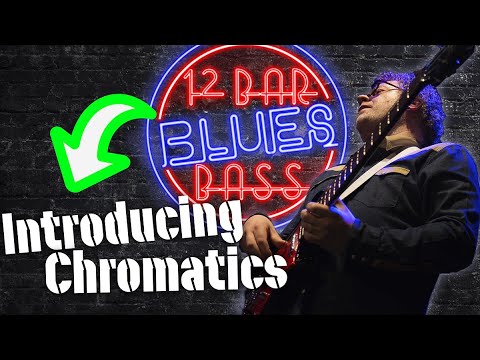 EASY 12 Bar Blues Bass - Lesson 5 - Using a Chromatic Note
