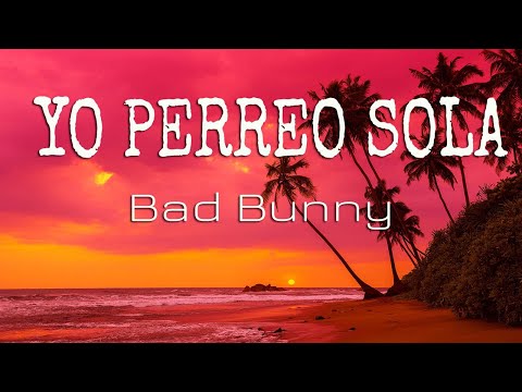 Bad Bunny - Yo Perreo Sola (Letra/Lyrics)