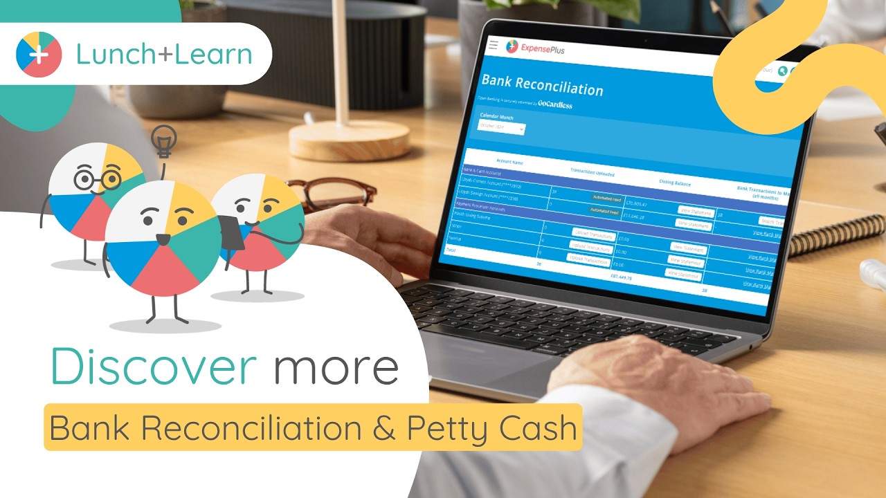 Video poster frame, allowing you to view the most recent recording of the "Bank Reconciliation & Petty Cash" training session