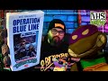 Teenage Mutant Ninja Turtles Operation Blue Line VHS Tape