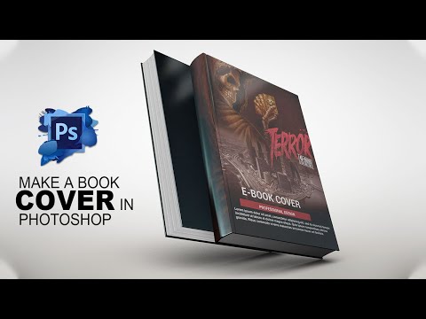 Learn How to design E book cover in adobe photoshop