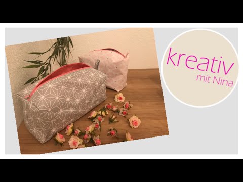 Sewing a cosmetic bag, flexible size ❤️😍 without a pattern for beginners | Toiletry bag | sew easy