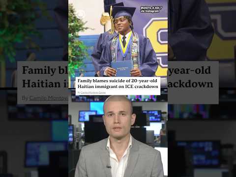 Family blames suicide of 20-year-old Haitian immigrant on ICE crackdown #shorts