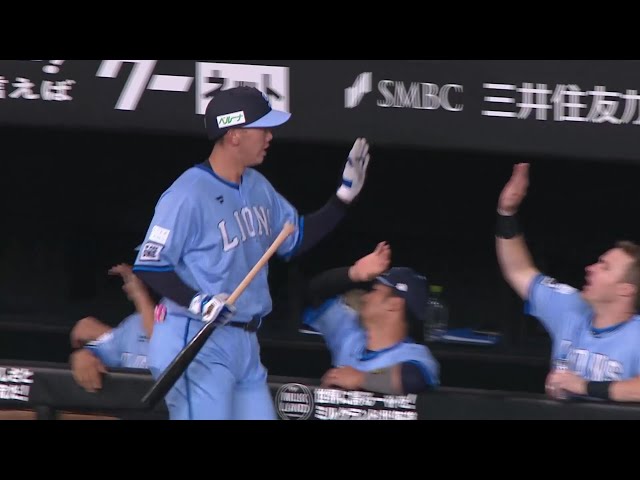 【7回表】打った瞬間の一発!! ライオンズ・村田怜音 レフトへの今季第2号ソロホームラン!! 2025年8月5日 北海道日本ハムファイターズ 対 埼玉西武ライオンズ
