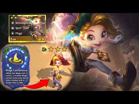 3 Star Zoe + ALL Mage 3 STAR ★★★ | TFT SET 7 : Dragonlands