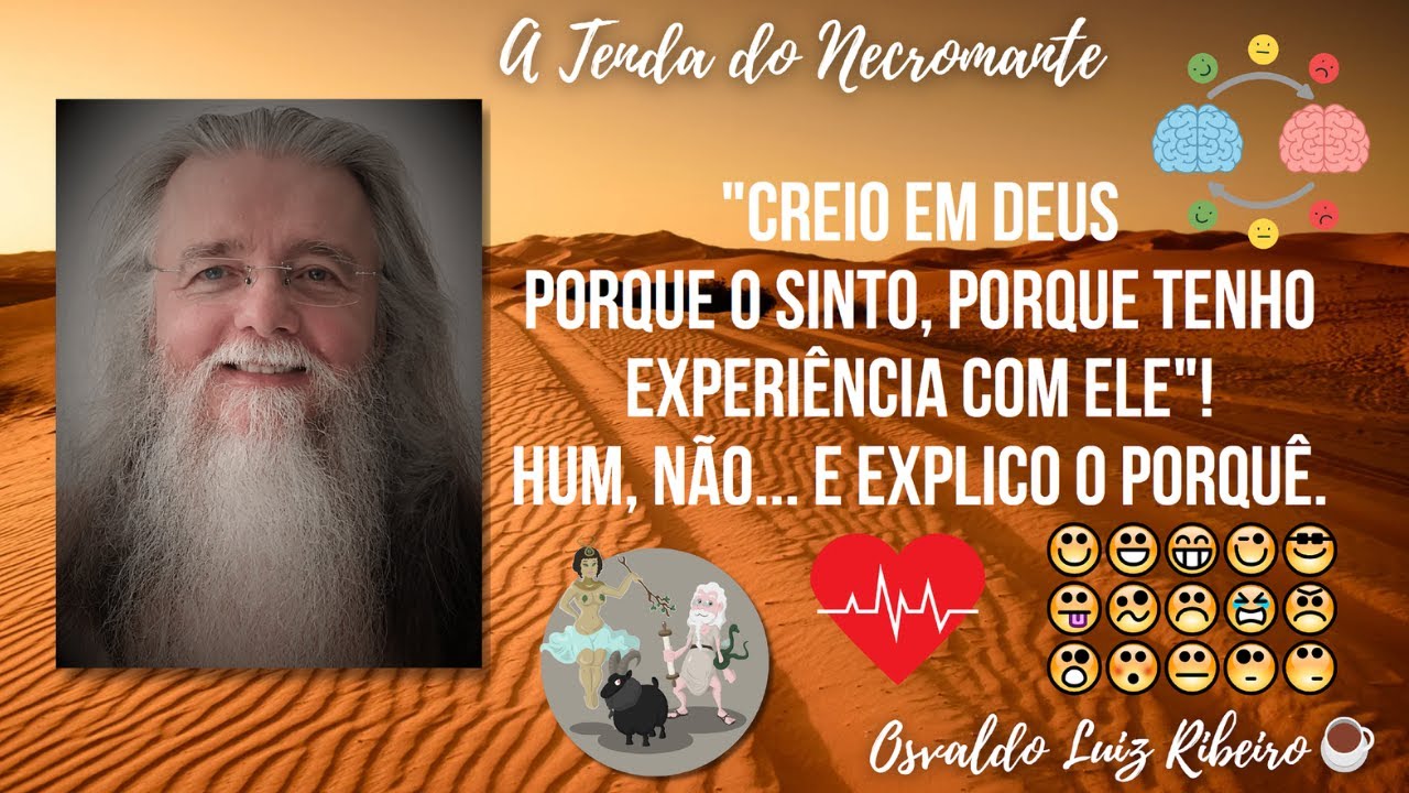 1230. Creio em Deus porque o sinto, porque tenho experiência com ele. Hum, não... Explico o porquê.