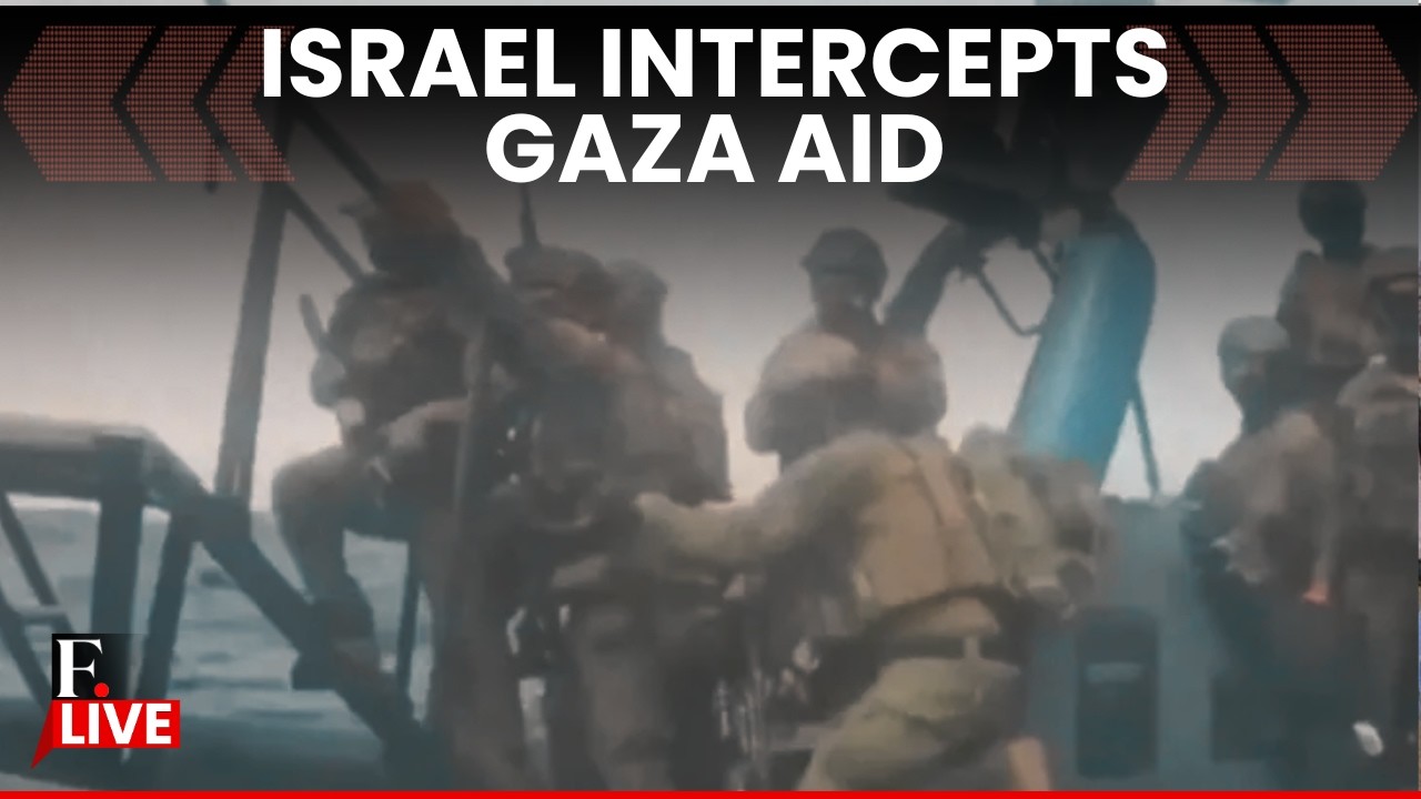 Gaza LIVE: Israel Military Blocks Flotilla Carrying Aid for Gaza | Israel Palestine Conflict