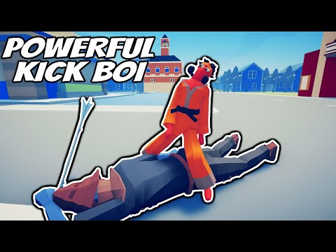 Powerful Kick Boi + Freeze vs EVERY FACTION - Totally Accurate Battle Simulator TABS MOD