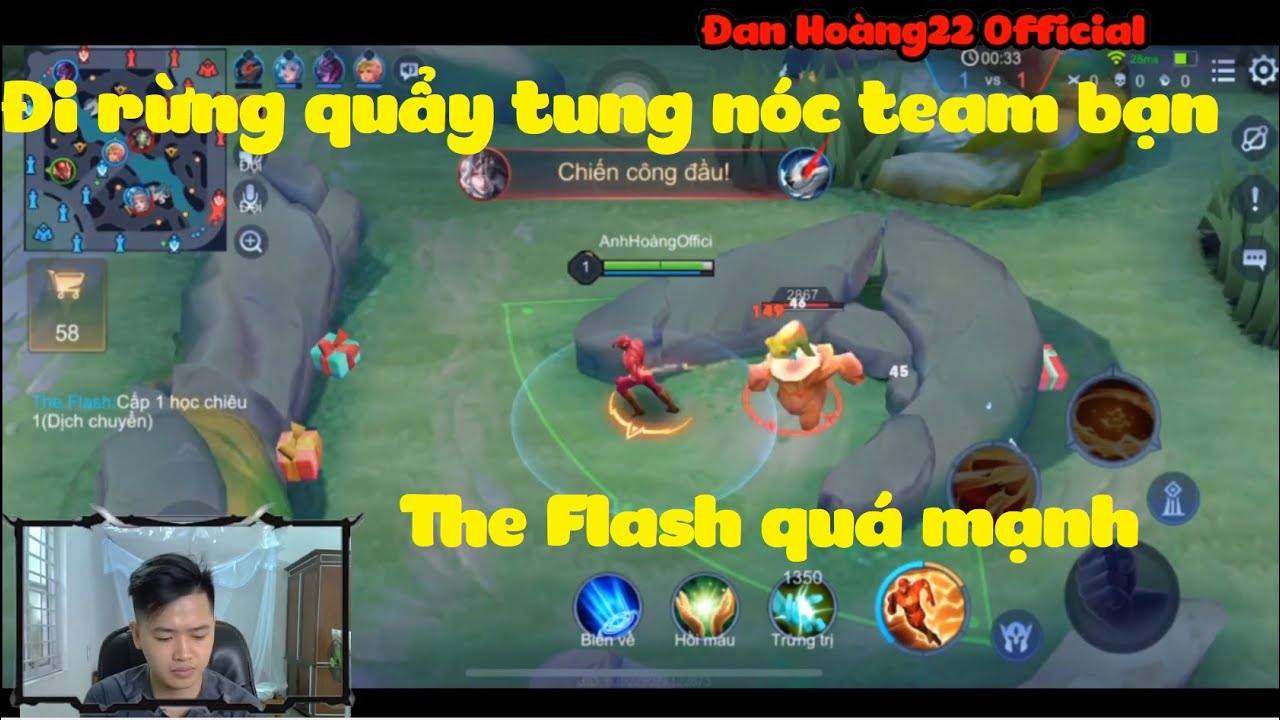 Đi rừng quẩy tung nóc team bạn The Flash quá mạnh // Đan Hoàng22 Official