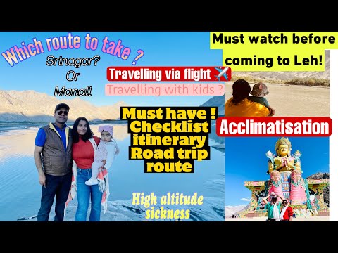 Complete guide for traveling to Leh Ladakh|KIDS|Things you must have|ITINERARY|Checklist|MUST WATCH