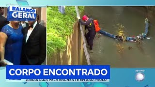 Bombeiros encontram corpo de mulher desaparecida após chuvas em SP