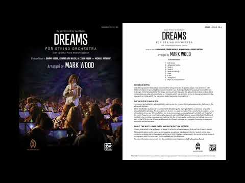 Dreams, arr. Mark Wood – Score & Sound