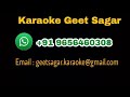 Sun Beliya Karaoke With Female Vocals 100 Days SPB Lata Mangeshkar
