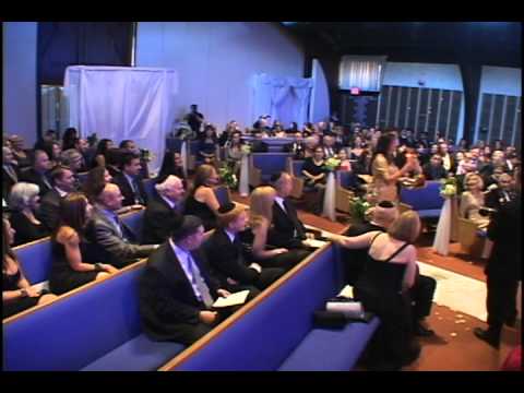 Surprise Wedding Ceremony Entrance Muppets "Somebody's Getting Married" "He Makes Me Happy"