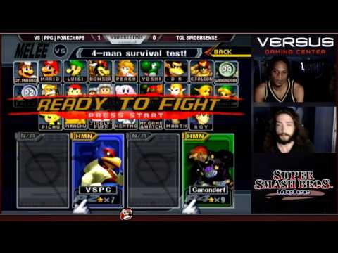 VS Weekly 07/10/16 - Winners Semis - TGL|Spider Sense (Ganon) vs VS|PPG| PorkChops (Falco) - Melee