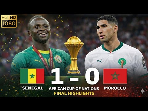 CHAMPIONS OF AFRICA! 🏆 Senegal Win AFCON 2025 FINAL | Senegal vs Morocco 1-0