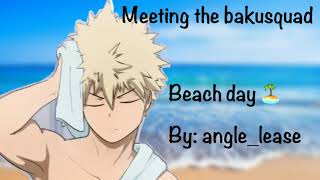 Beach day🏝 Bakugo x listener