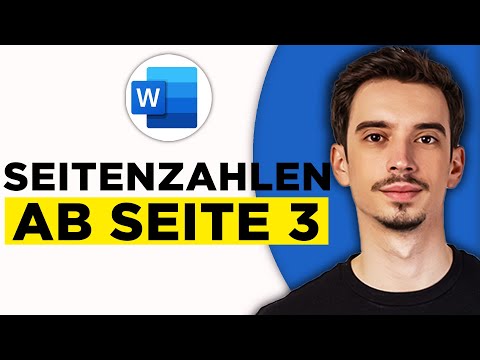 Word Seitenzahlen ab Seite 3 (2026) - Schritt für Schritt Anleitung!