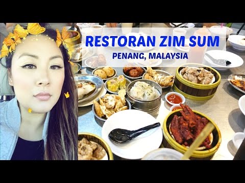 Vlog de viagem: Restaurante Zim Sum Penang Malásia