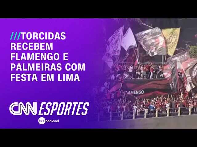 Libertadores: Torcedores fazem a festa para receber Flamengo e Palmeiras | CNN NOVO DIA