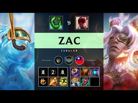Zac Jungle vs Lee Sin - TW Challenger Patch 25.16