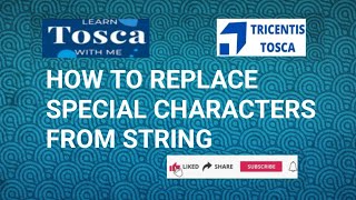 Download the video "Tosca real time interview question:Replace the special characters from String"