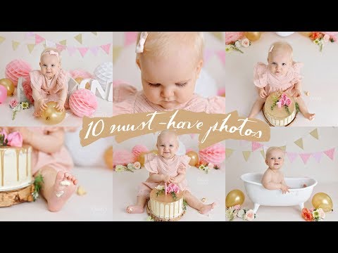 My top 10 MUST-HAVE photos to take during a CAKE SMASH Photoshoot - Baby Photography BTS