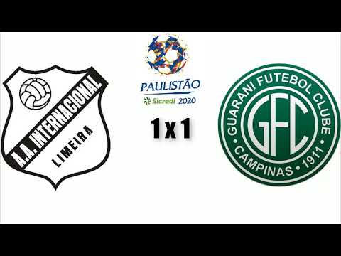 Inter de Limeira 1x2 Guarani - Campeonato Paulista 2020 - Trofeu do interior