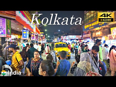 Kolkata (Calcutta) Evening Walk | New Market in Kolkata | India 🇮🇳 May 2024 [4K HDR]