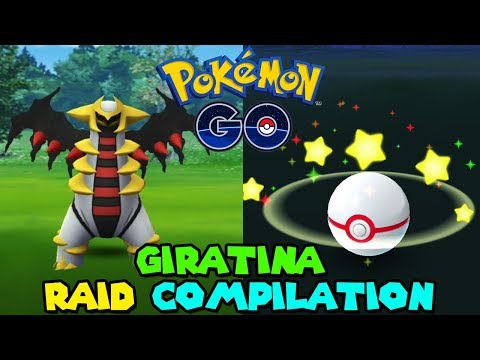 POKEMON GO GIRATINA RAID COMPILATION (OLD)