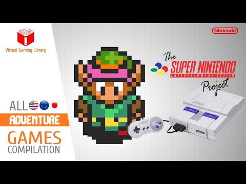 All SNES/Super Nintendo Adventure Games Compilation - Every Game (US/EU/JP)
