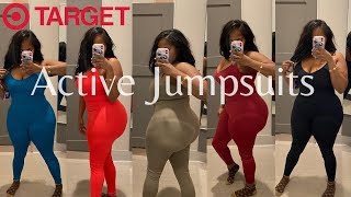 Active Jumpsuits from Target | Try- On Haul | Thick and Curvy Haul | For Working Out and Lounge Wear