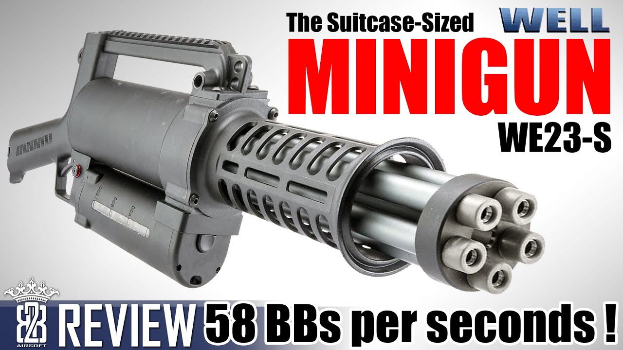 WELL WE23-S Minigun - Das kleine Biest - Airsoft Review