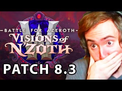 Asmongold Reacts To Visions of N’Zoth | Patch 8.3: Titanforging Rework, Allied Races & Ny'alotha