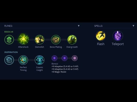 BEST RUNES LISSANDRA- AFTERSHOCK LISSANDRA = CHALLENGER RUNES