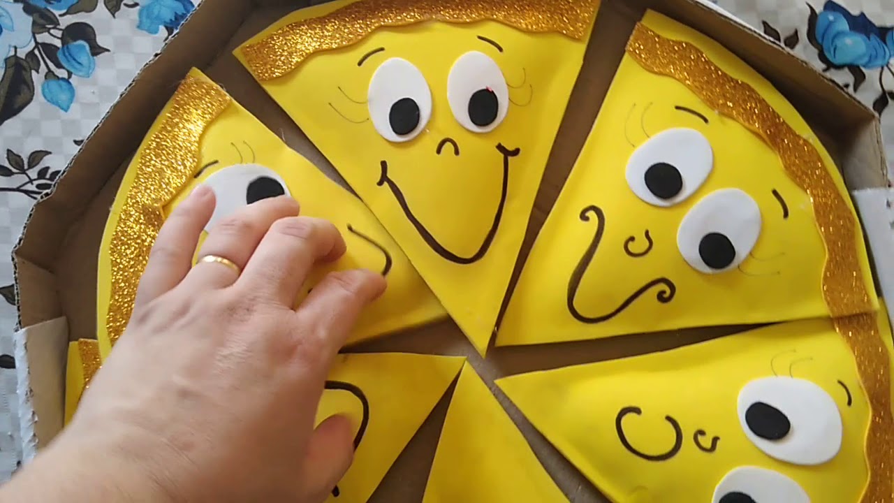 Como fazer a Pizza da Oração - Recurso Visual De Oração 🍕🙏