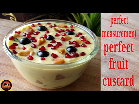 Fruit Custard recipe | Fruit Salad with Custard Recipe | Eggless Custard | Yummy Recipe