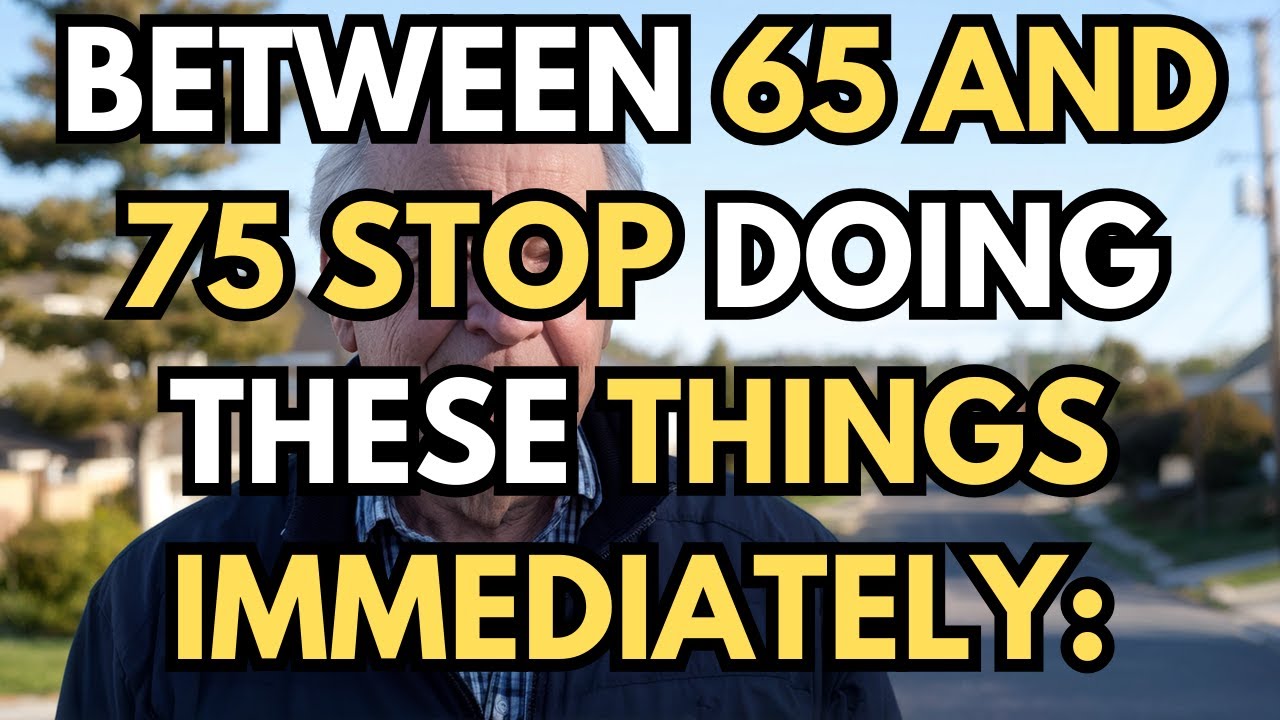 Why Do Many Elderly People Not Live Past 75? The Action That Determines Their Fate