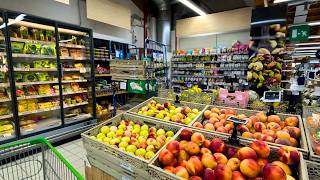Italian Supermarket Walking Tour 🇮🇹 Pasta, Fresh Food & Prices in 4K