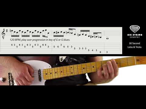 30 Second Licks and Tricks, Vol. 10 - Country Pickin' in G