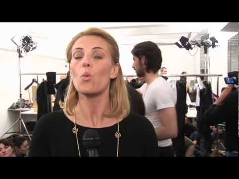 fashiontv | FTV.com - MILAN MAN F/W 2009-10- TRUSSARDI 1911  BACKSTAGE