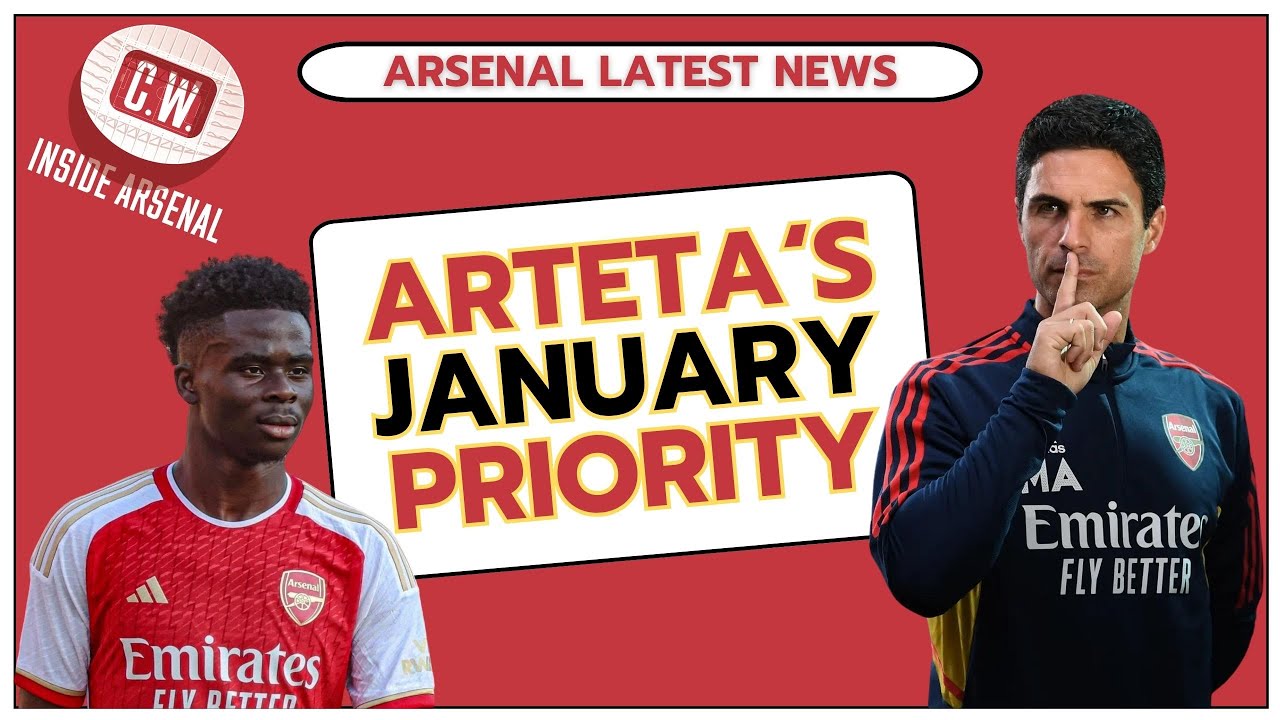 Arsenal latest news: Arteta's January priority | Saka's form | Smith Rowe's comments