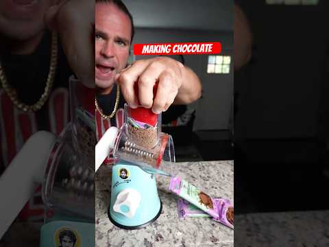 Making Feastables Chocolate w/ ​⁠@MrBeast 🤯😳