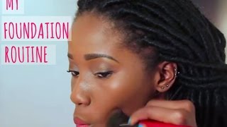 My foundation routine - AdannaDavid