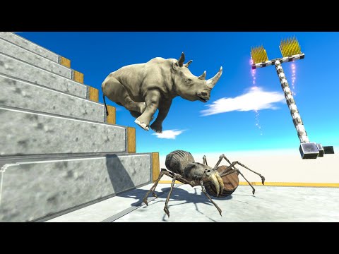 Run, Escape from Spike Traps and Attack Baby Goro - Animal Revolt Battle Simulator