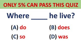 Mixed Grammar Quiz: If you score over 90% on this quiz, your English is Great! - Quick Test #part_08
