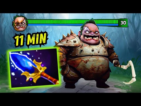 OMG Brutal 29Kills Pudge Carry 12Mins Aghanim Farm Machine Dota 2
