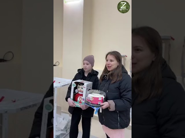 Многодетной семье Баукиных в день выборов на избирательной участке вручили свидетельство о рождении на 3 ребенка